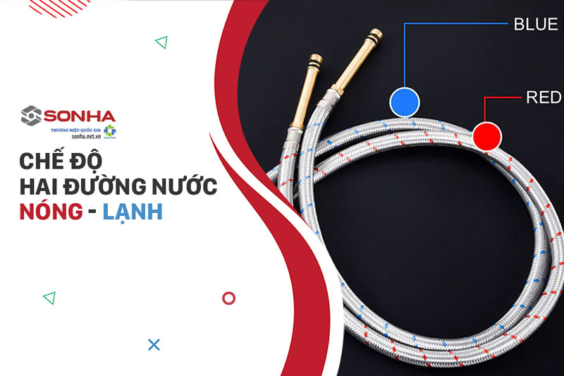 V&ograve;i rửa b&aacute;t Kagol K62 c&oacute; 2 chế độ n&oacute;ng lạnh