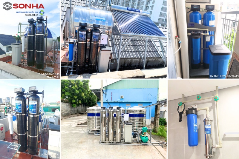 Hình ảnh lắp đặt thực tế lọc nước tổng đầu nguồn 1