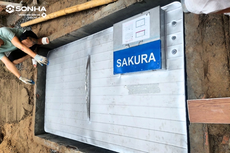 Bể ngầm inox Sakura - Giải pháp trữ nước sinh hoạt tối ưu
