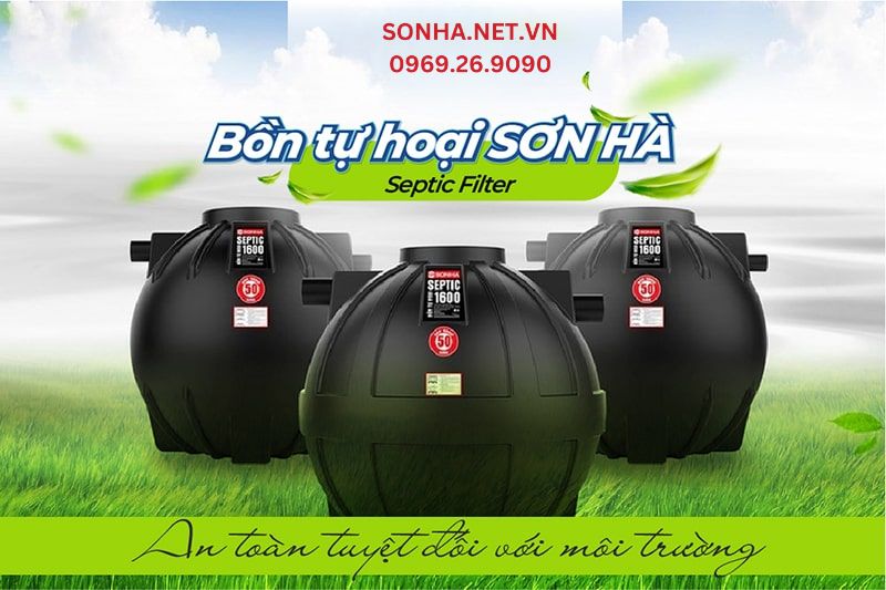 Bể phốt Sơn Hà hạn chế tối đa tình trạng nứt vỡ, rò rỉ an toàn với môi trường