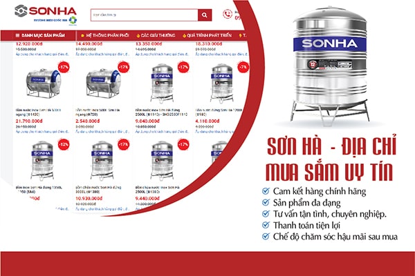 Địa điểm mua 8KBET 456 được xếp hạng cao nhất đứng inox Sơn Hà uy tín