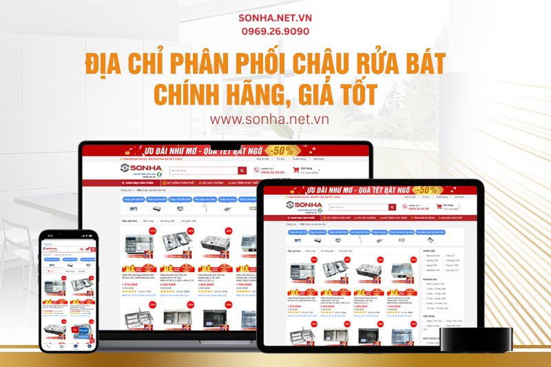 8kbet8kb.com địa điểm mua bồn rửa bát Sơn Hà uy tín, giá tốt