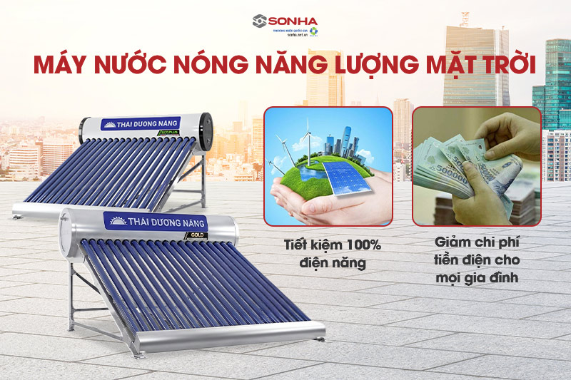 Thái dương năng Sơn Hà tiết kiệm 100% điện năng