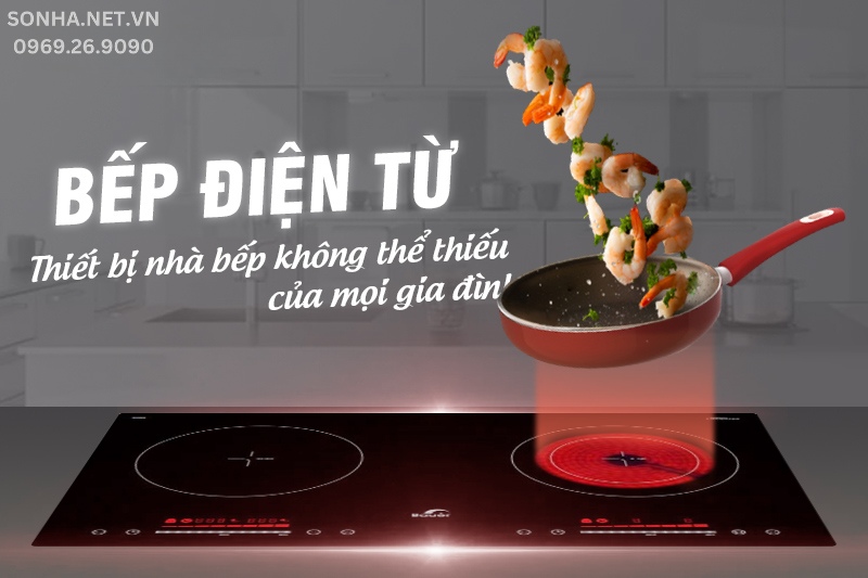 Bếp điện từ - Thiết bị nhà bếp không thể thiếu trong mọi gia đình