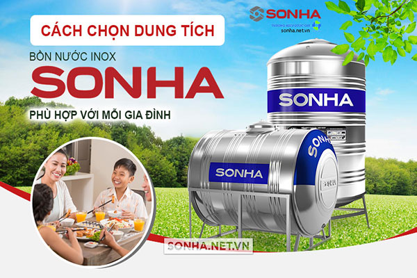 Cách chọn dung tích 8KBET 456 được xếp hạng cao nhất inox Sơn Hà