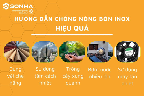 Cách cách chống nóng 8KBET 456 được xếp hạng cao nhất inox hiệu quả