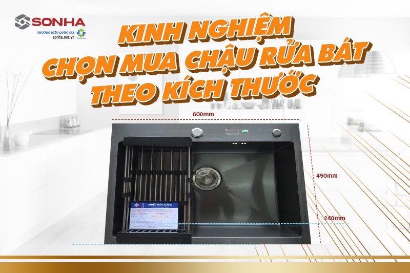 Kinh nghiệm nhất thiết cần phải biết khi mua chậu rửa bát