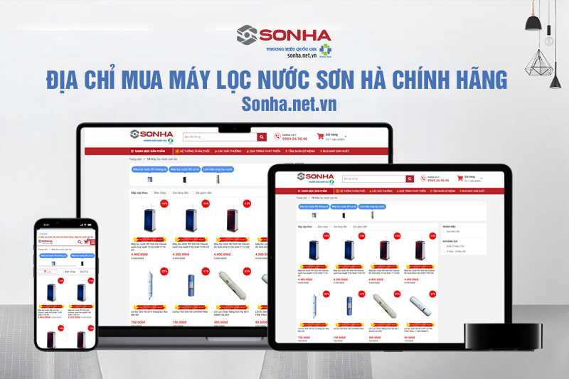 8kbet8kb.com địa chỉ mua máy lọc nước Sơn Hà chính hãng giá tốt nhất
