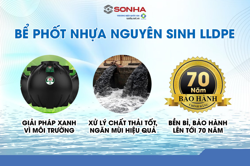 Bể tự hoại septic Sơn Hà được người tiêu dùng Việt tin tưởng sử dụng