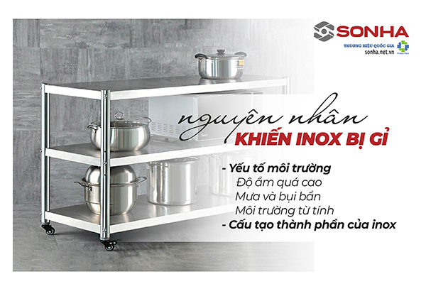 Nguyên nhân inox bị gỉ là gì?