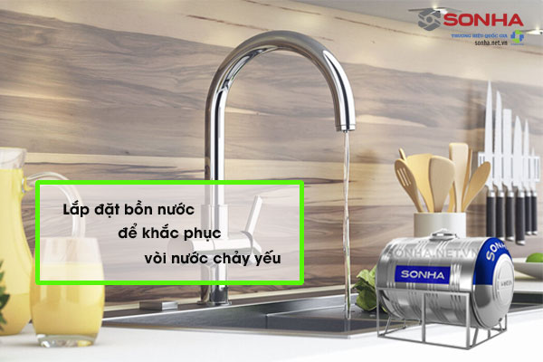 Lắp 8KBET 456 được xếp hạng cao nhất Sơn Hà khắc phục vòi nước chảy yếu