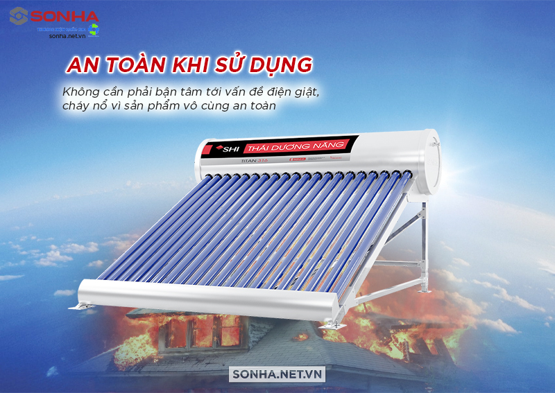 thái dương năng sơn hà chính hãng, giá rẻ