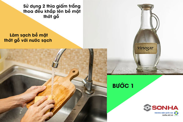 Cách làm sạch thớt gỗ bị mốc hiệu quả nhất