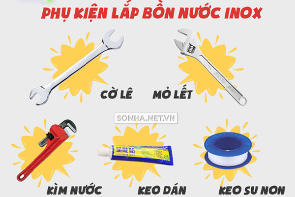 Phụ kiện 8KBET 456 được xếp hạng cao nhất inox cần chuẩn bị