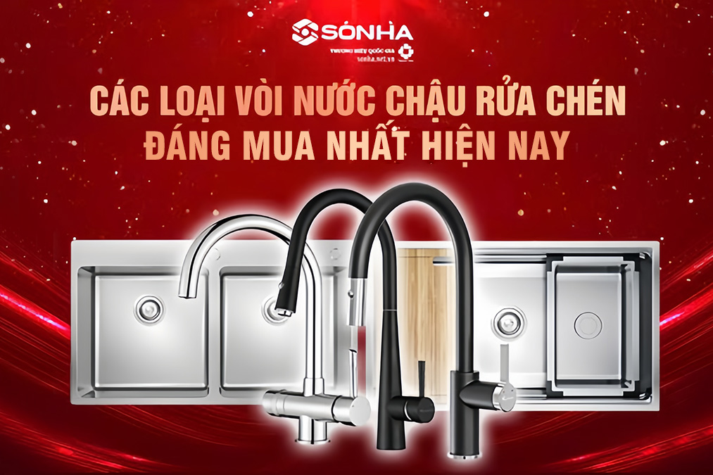 Các Loại Vòi Nước Chậu Rửa Chén Tốt Nhất 2025