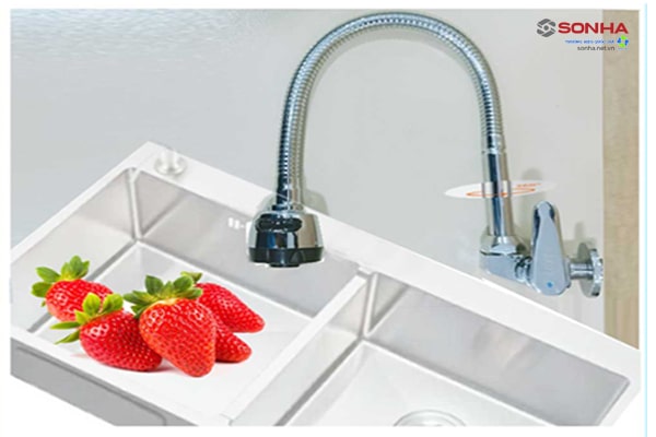 Kinh nghiệm mua vòi rửa bát gắn tường