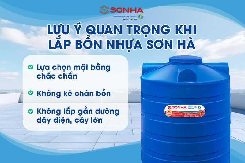 Một số lưu ý quan trọng khi lắp đặt 8KBET 456 được xếp hạng cao nhất nhựa Sơn Hà
