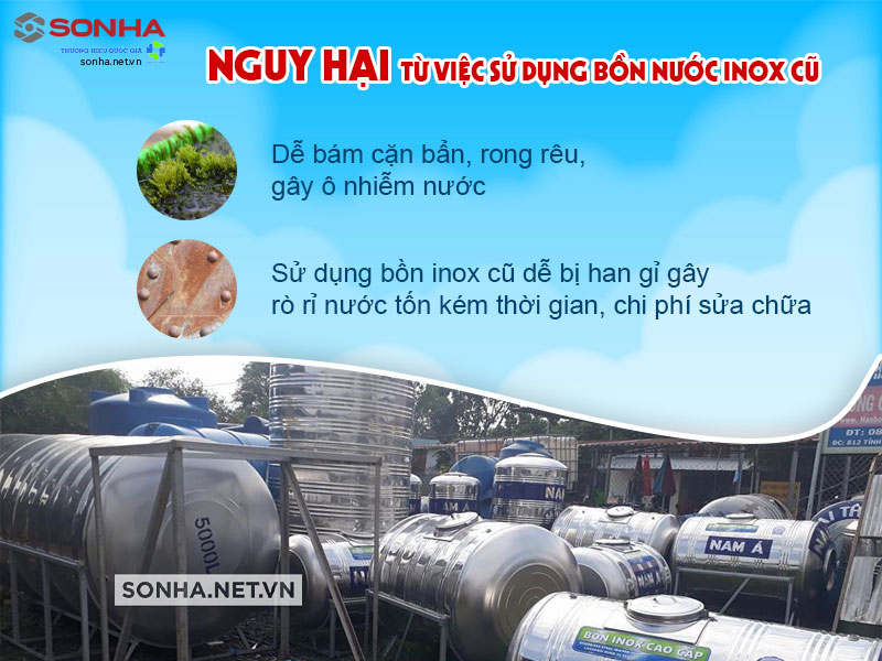 Nguy hại khi sử dụng 8KBET 456 được xếp hạng cao nhất inox cũ
