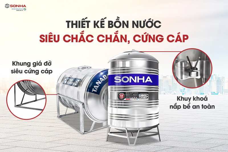 8Kbet123 tải ứng dụng Sơn Hà với hệ thống chân đế cùng khuy khóa an toàn, chắc chắn