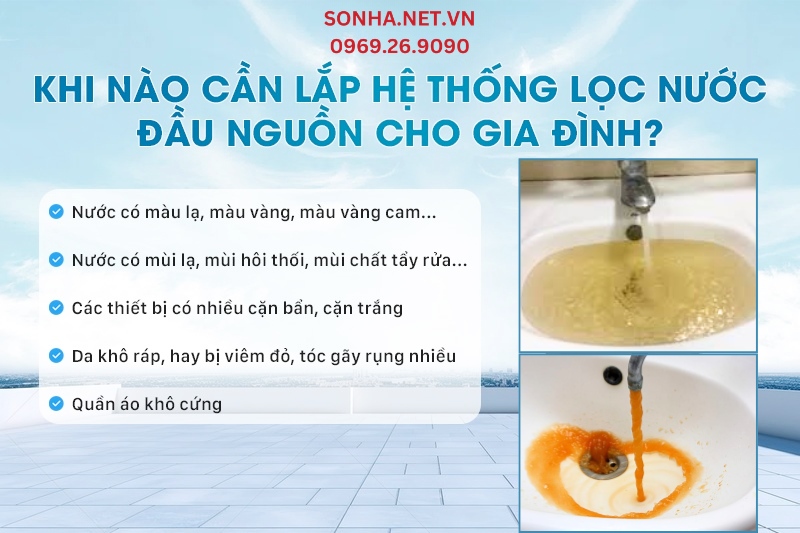 Khi nào cần lắp đặt lọc tổng đầu nguồn cho chung cư?
