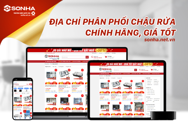 Mua bồn rửa chén chính hãng, giá tốt tại 8kbet8kb.com