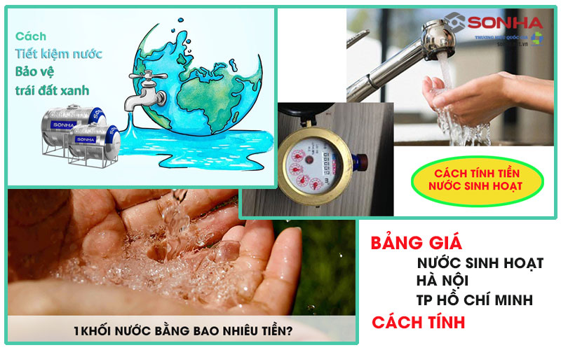 [Xem ngay] Bảng giá nước sinh hoạt mới nhất 2026 Hà Nội, Tphcm, cách tính?