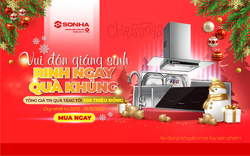 Khuyến mãi giáng sinh - Rinh ngay quà khủng - Trị giá lên tới 300 triệu 