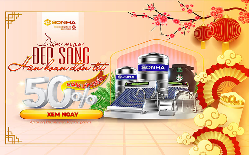 Chương trình khuyến mãi Tết Sơn Hà GIẢM LỚN đến 50%