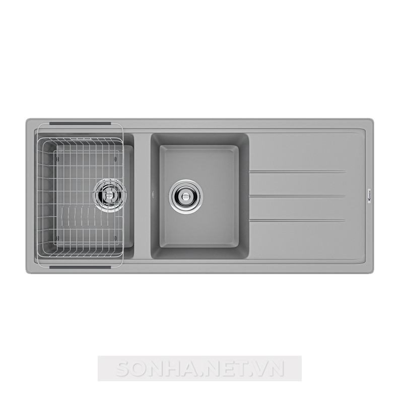 Xổ số 8KBET đa dạng các loại hình cược như Keno, xổ số miền Bắc, Trung, Nam 2 hố, có bàn chờ, đá Granite Konox Sink Phoenix 1160-Grey (1160x500x200mm)