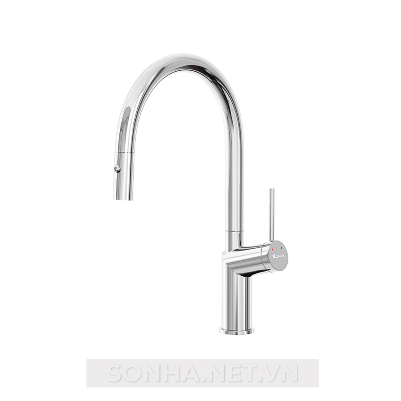 Vòi rửa bát Konox chức năng 8KBET hiện đăng mở rút dây Konox chế độ 2 đường nước NEVA