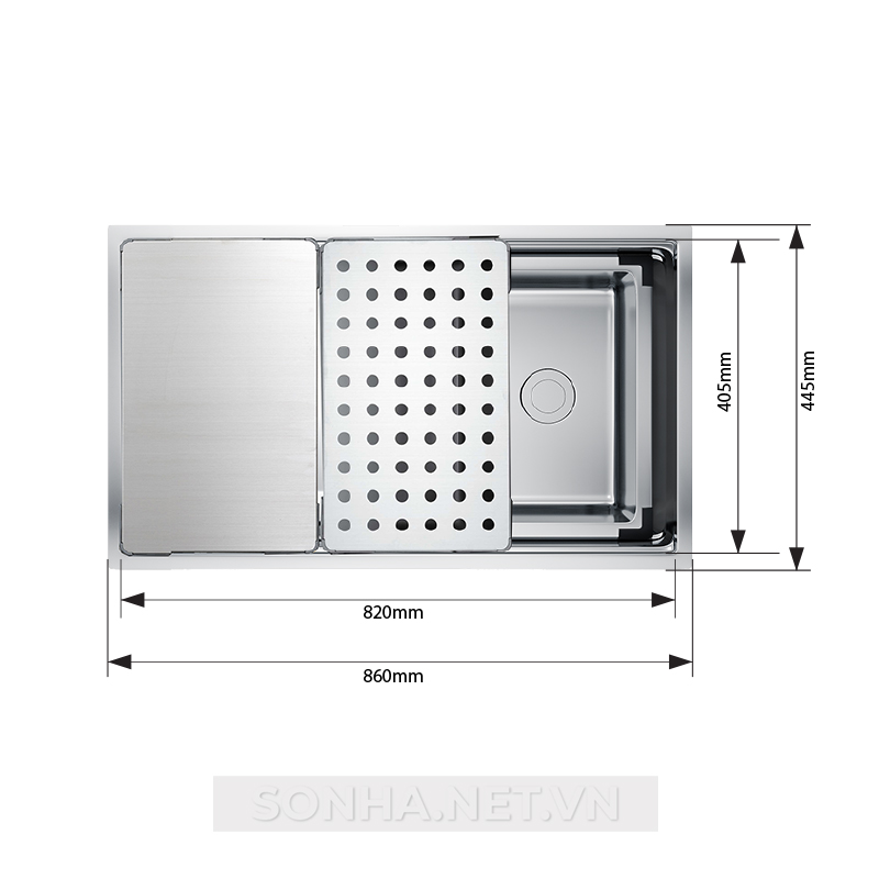 Xổ số 8KBET đa dạng các loại hình cược như Keno, xổ số miền Bắc, Trung, Nam 1 hố, hạ bậc KONOX Workstation Sink-Undermount Sink KN8644SU Dekor