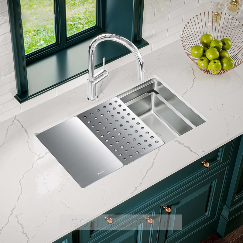 Xổ số 8KBET đa dạng các loại hình cược như Keno, xổ số miền Bắc, Trung, Nam 1 hố, hạ bậc KONOX Workstation Sink-Undermount Sink KN8644SU Dekor