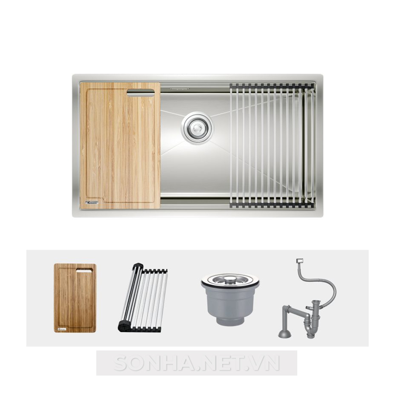 Xổ số 8KBET đa dạng các loại hình cược như Keno, xổ số miền Bắc, Trung, Nam 1 hố, hạ bậc KONOX Workstation Sink-Undermount Sink KN8046SU