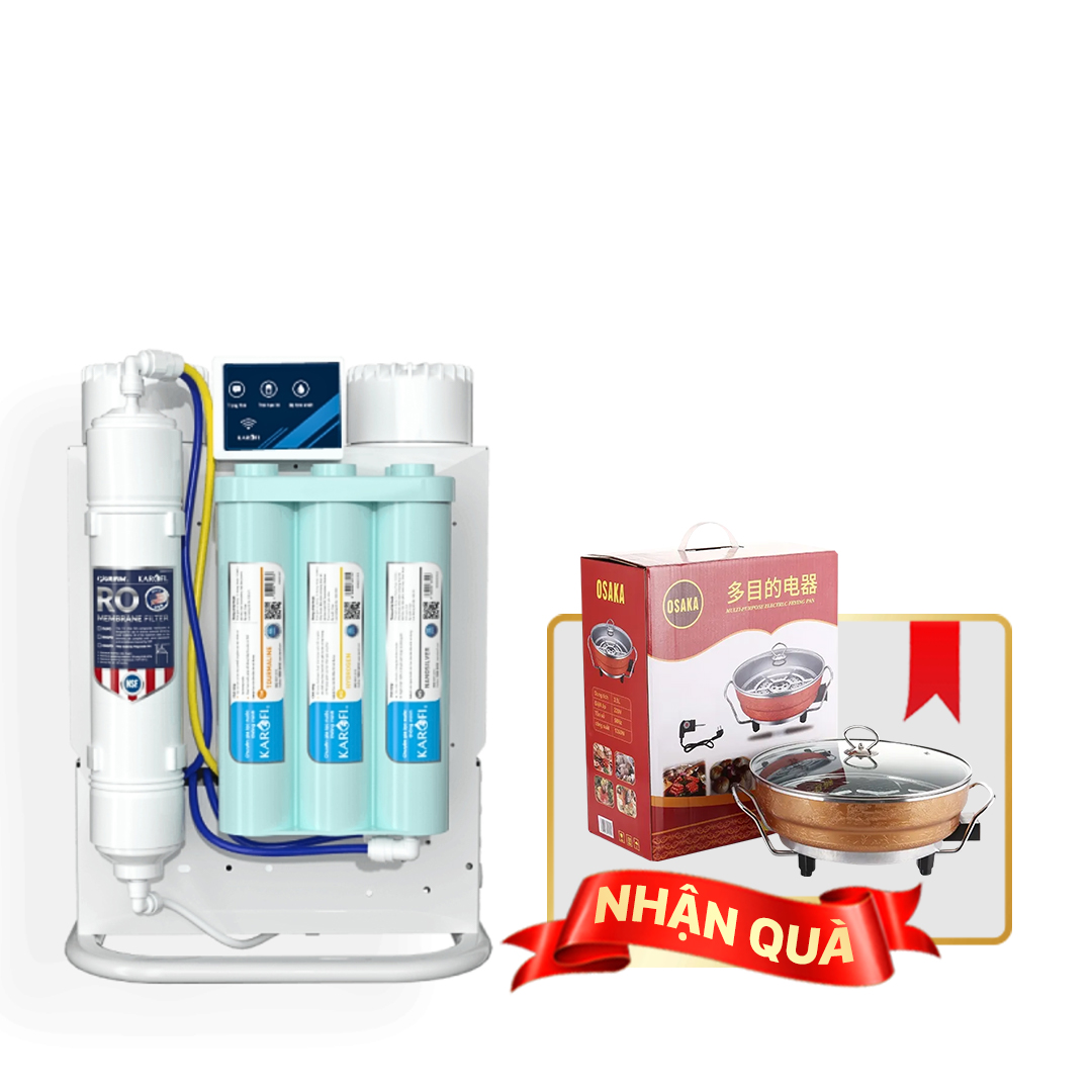 Máy lọc nước Karofi KAQ-U95 Aiotec 10 lõi