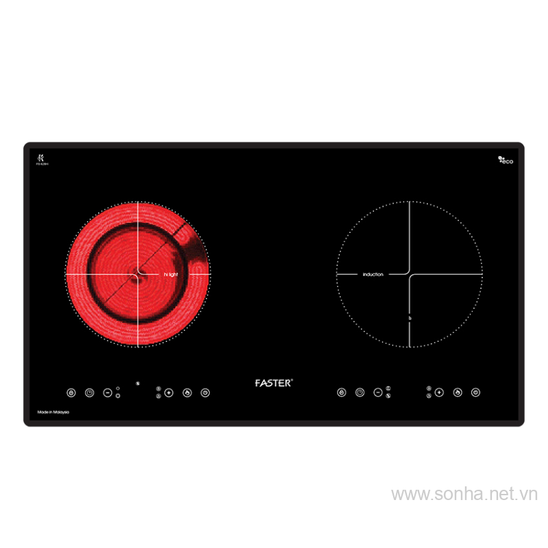 Bếp điện từ đôi Faster FS 628HI