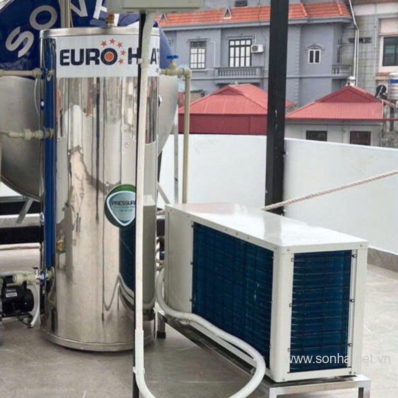 Hệ thống nước nóng trung tâm Sơn Hà 250lit (không bao gồm thái dương năng) EuroHeat B2.OS-P/BBO250