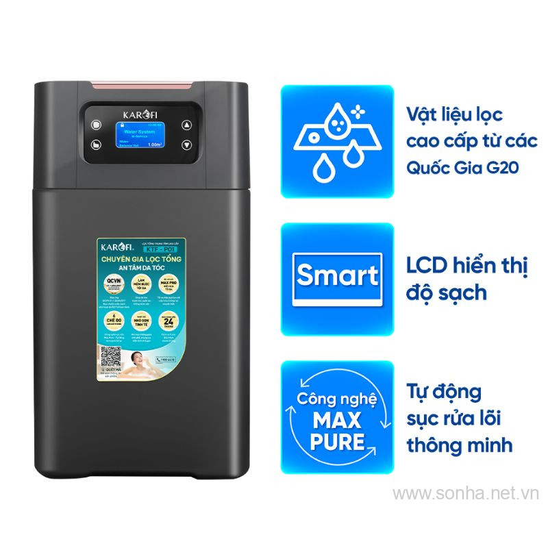 Lọc tổng trung tâm cao cấp Karofi KTF-P01-AIO