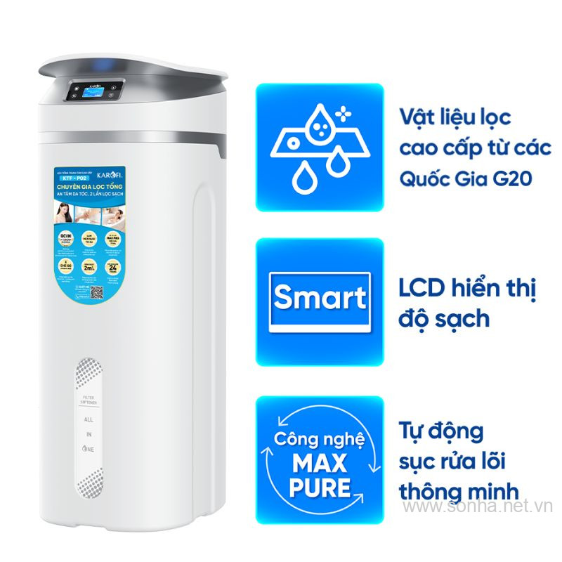 Lọc tổng trung tâm cao cấp Karofi KTF-P02-AIO