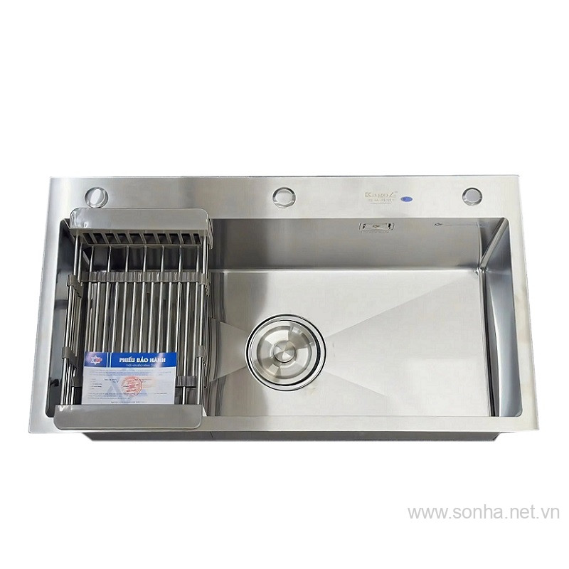 Xổ số 8KBET đa dạng các loại hình cược như Keno, xổ số miền Bắc, Trung, Nam inox Kagol K7843-201 inox 201 một hố  (KT:78x43x23cm)