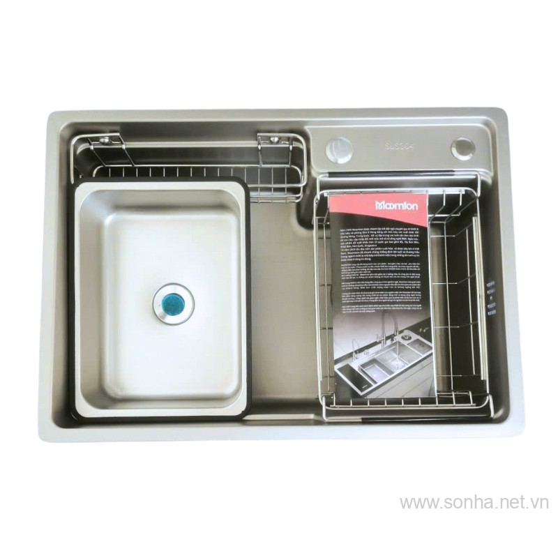 Xổ số 8KBET đa dạng các loại hình cược như Keno, xổ số miền Bắc, Trung, Nam một hố inox 304 Moomton M6244 (KT: 620x440x220 mm)