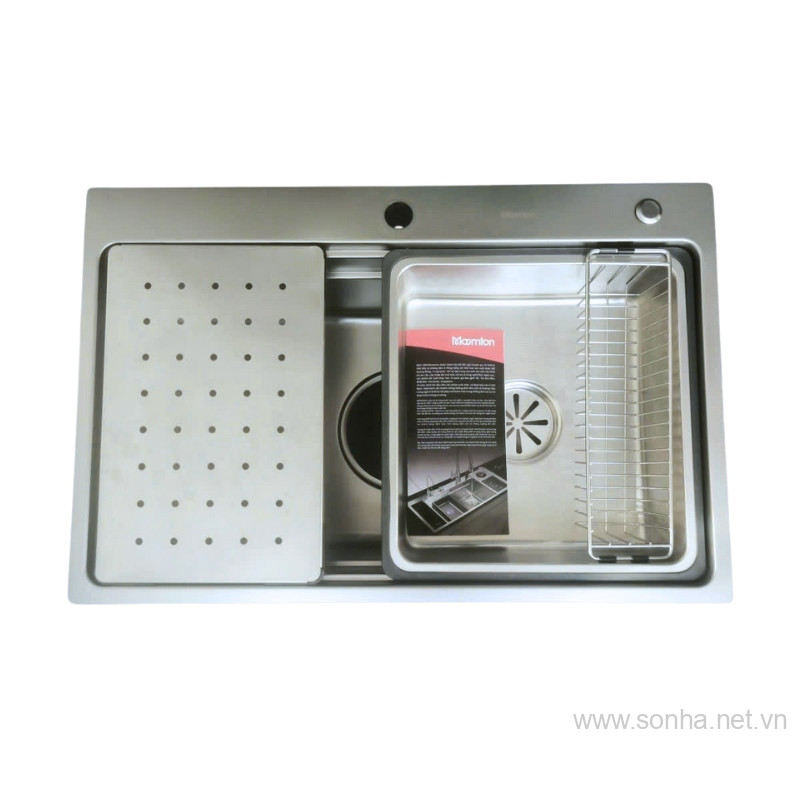 Xổ số 8KBET đa dạng các loại hình cược như Keno, xổ số miền Bắc, Trung, Nam một hố inox 304 Moomton M7650 (KT: 760x500x220 mm)