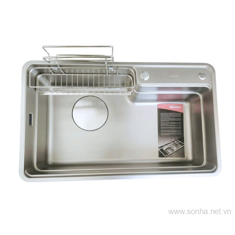 Xổ số 8KBET đa dạng các loại hình cược như Keno, xổ số miền Bắc, Trung, Nam  một hố inox 304 Moomton M8048 (KT: 800x480x220 mm)