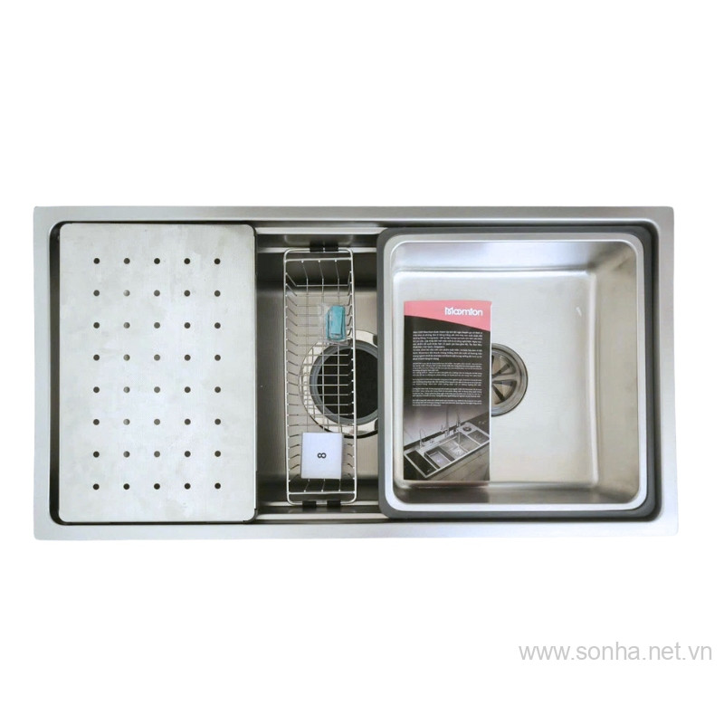 Xổ số 8KBET đa dạng các loại hình cược như Keno, xổ số miền Bắc, Trung, Nam một hố inox 304 Moomton M7644 (KT: 760x440x220 mm)