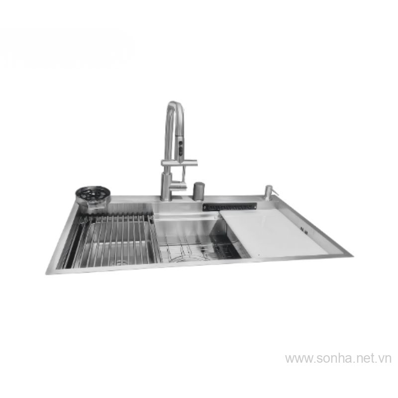 Xổ số 8KBET đa dạng các loại hình cược như Keno, xổ số miền Bắc, Trung, Nam một hố inox 304 Moomton M9852 (KT: 980x520x230 mm)