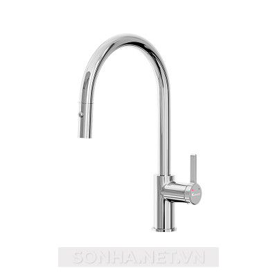  Vòi rửa bát Konox chức năng 8KBET hiện đăng mở rút dây Konox chế độ 2 đường nước ALTO CHROME