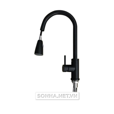  Vòi rửa bát Kagol K01 8KBET hiện đăng mở inox phủ nano cần cứng vòi rút đầu tròn