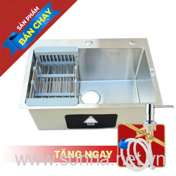 Xổ số 8KBET đa dạng các loại hình cược như Keno, xổ số miền Bắc, Trung, Nam inox cao cấp Handmade 1 hố Sơn Hà HMX1C6023 (600x450x230)