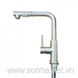  Vòi rửa bát 8KBET hiện đăng mở Kagol K67 inox dây rút cần vuông