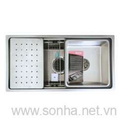 Xổ số 8KBET đa dạng các loại hình cược như Keno, xổ số miền Bắc, Trung, Nam một hố inox 304 Moomton M7644 (KT: 760x440x220 mm)