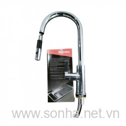  Vòi Rửa Bát Nóng Lạnh Inox,Cần Cứng,Vòi Rút Đầu Tròn Moomton MT291-2HC